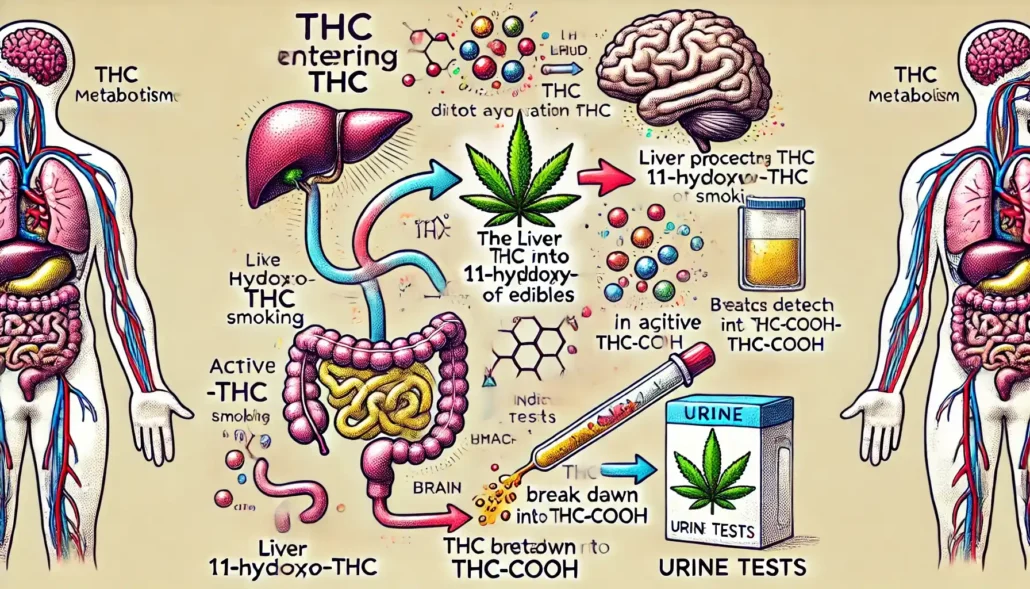 THC Abbau im Körper